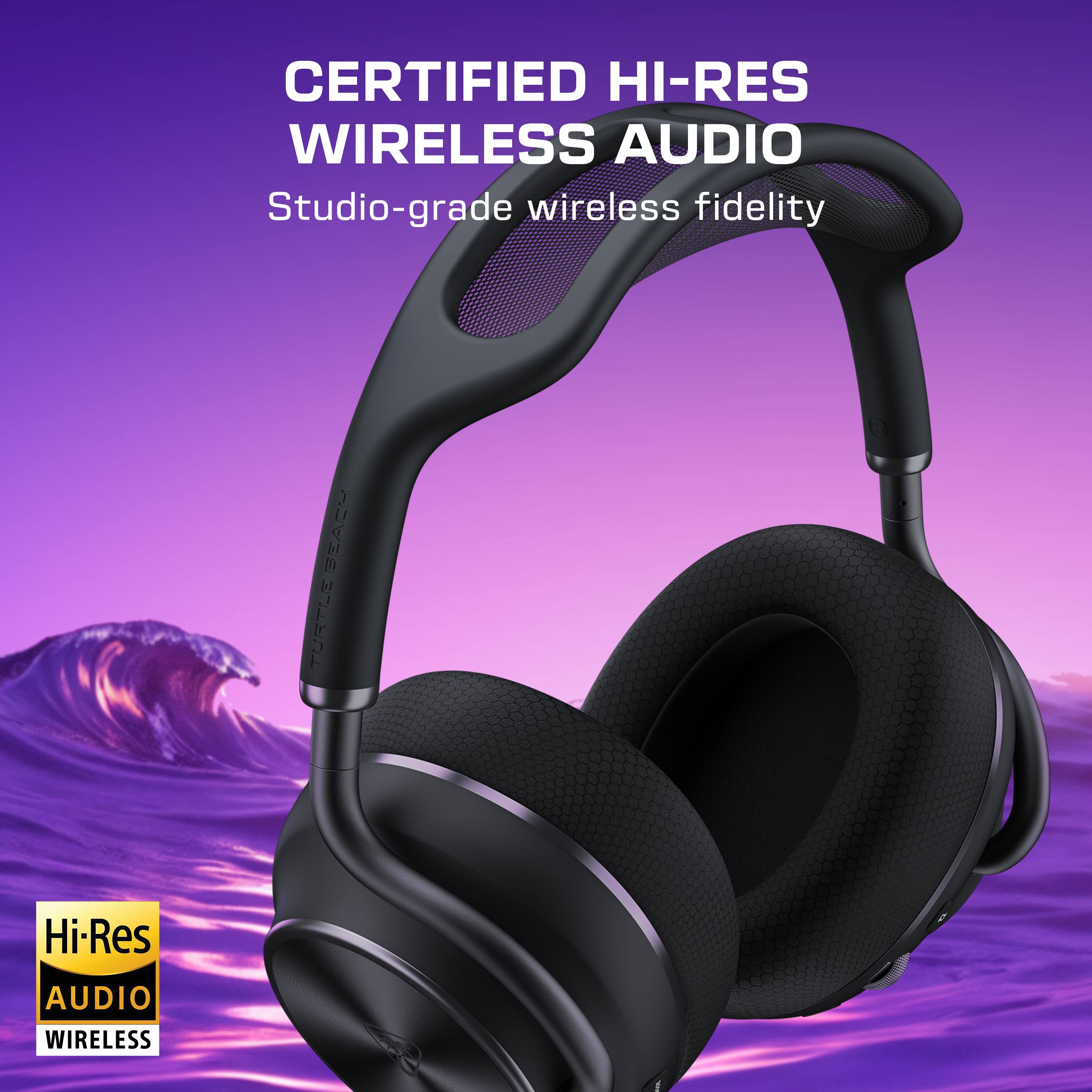CERTIFIED HI-RES WIRELESS AUDIO  
Studio-grade wireless fidelity  

Hi-Res AUDIO WIRELESS