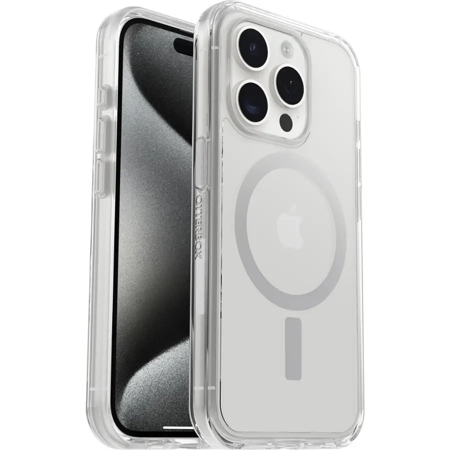 OtterBox Symmetry Series Hard Shell for MagSafe for Apple iPhone 15 Pro Clear 77-93024 - Best Buy