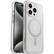 Left. OtterBox - Symmetry Series Hard Shell for MagSafe for Apple iPhone 15 Pro - Clear.