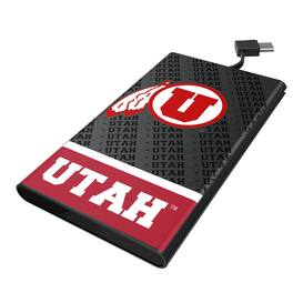 Keyscaper - Utah Utes Endzone Plus 5000mAh Flat Powerbank - Black