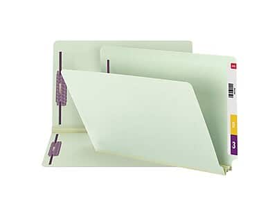 Smead - 60% Recycled End Tab Classification Folders, Legal Size, Gray/ 25/Box (37715) - Green price history on PriceWatchPro