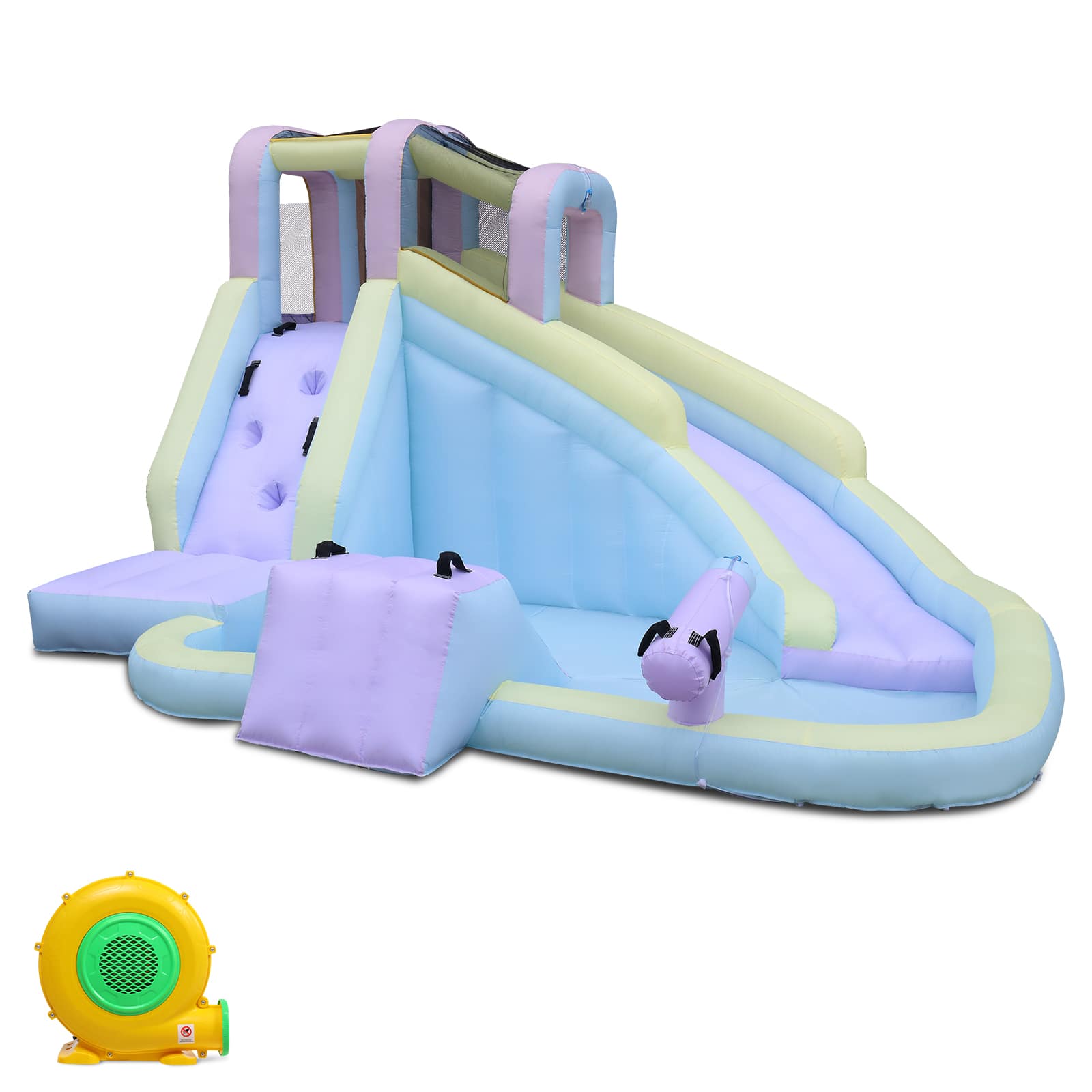 Winado - Inflatable Water Slides with Surfing Slide and Splash Pool for Kids | Outdoor & Indoor Waterslide Park Bounce House price history on PriceWatchPro