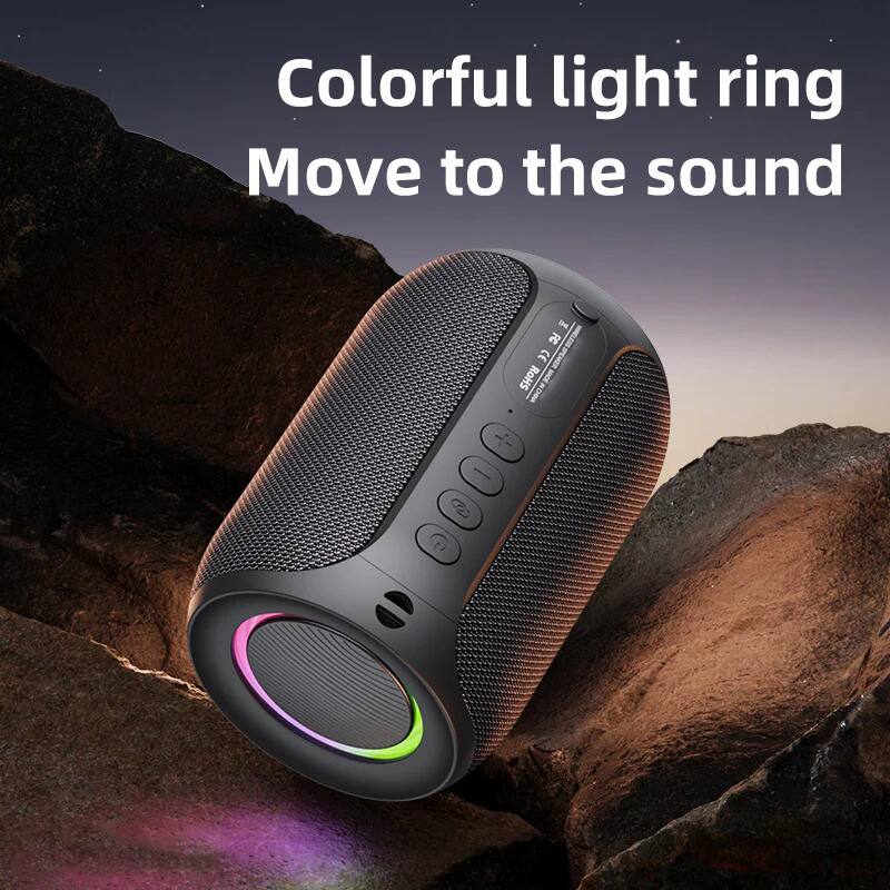 Colorful light ring  
Move to the sound