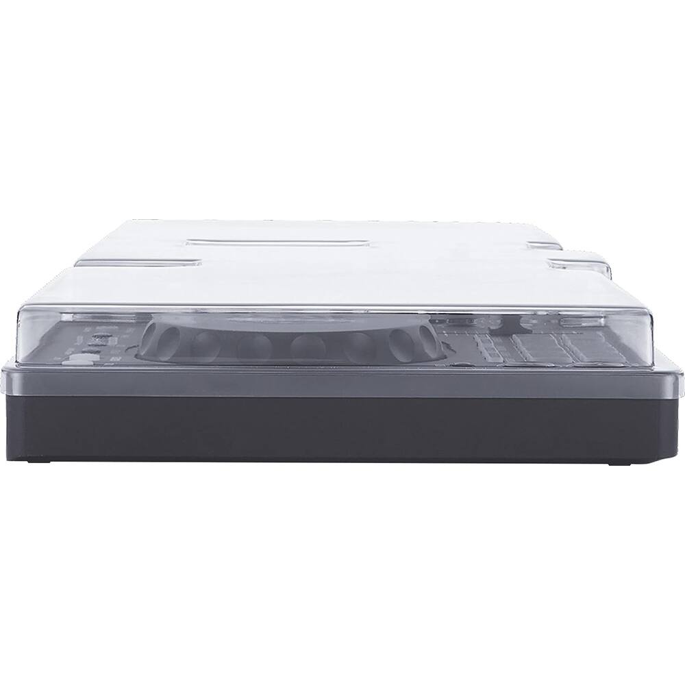 Alt View 4. Decksaver - Pioneer DJ DDJ-FLX4 Cover DSLE-PC-DDJFLX4 - Smoked|Clear transparency.