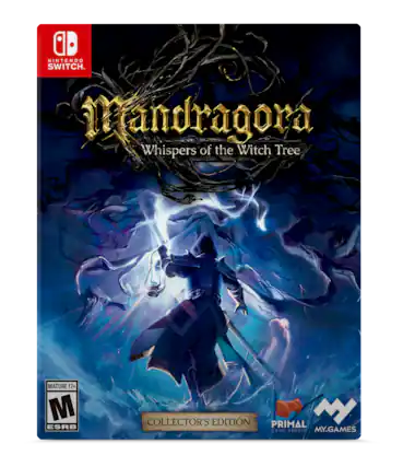 Nintendo Switch
Mandragora
Whispers of the Witch Tree
MATURE 17+
M ESRB
COLLECTOR'S EDITION
PRIMAL GAME STUDIO
MY.GAMES - M (Mature 17+)