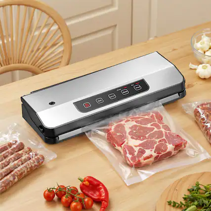 Sure, here is the corrected text from the image:
- Start
- Dry
- Food
- Meat
- Vacuum