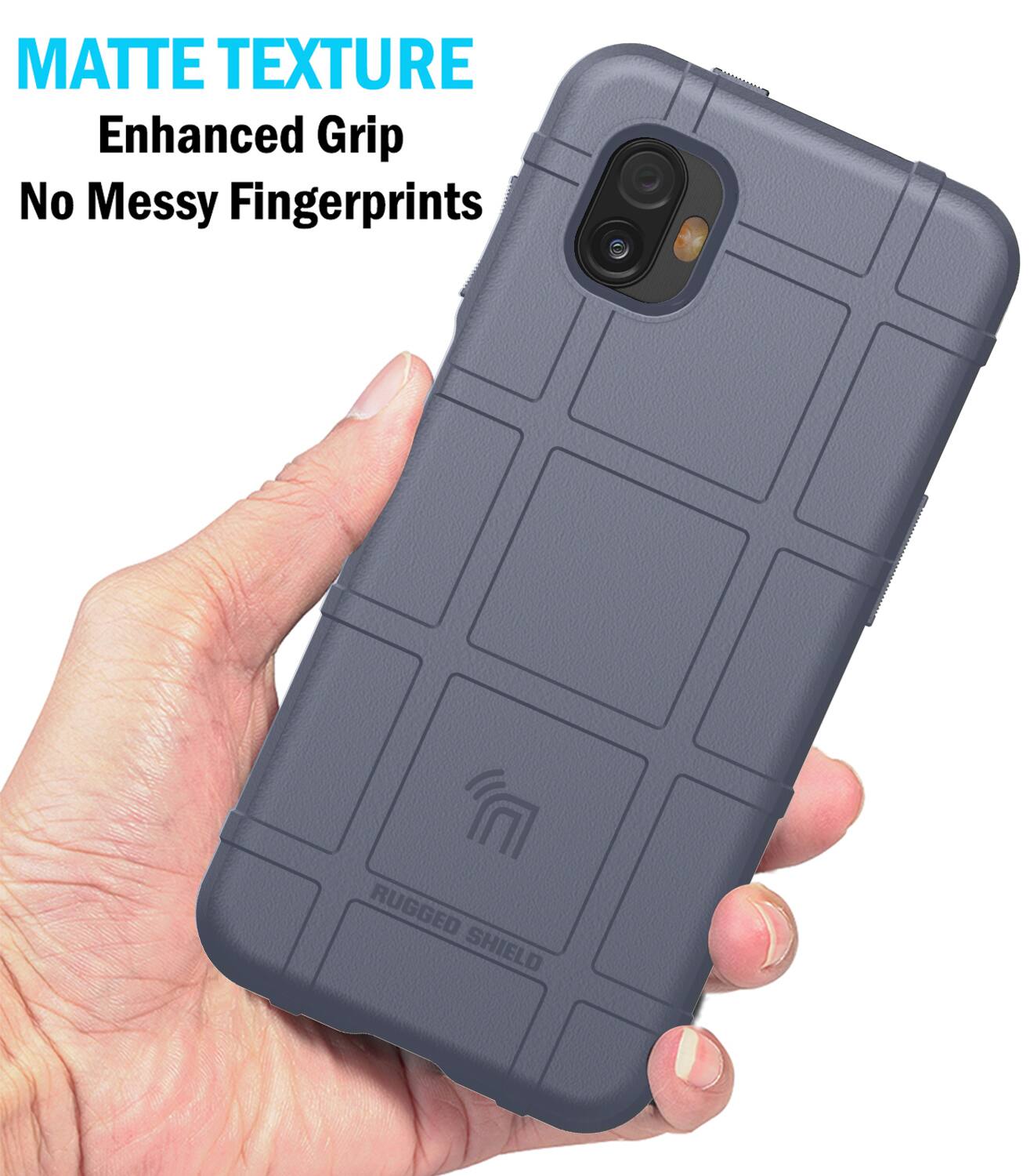 MATTE TEXTURE  
Enhanced Grip  
No Messy Fingerprints  
RUGGED SHIELD