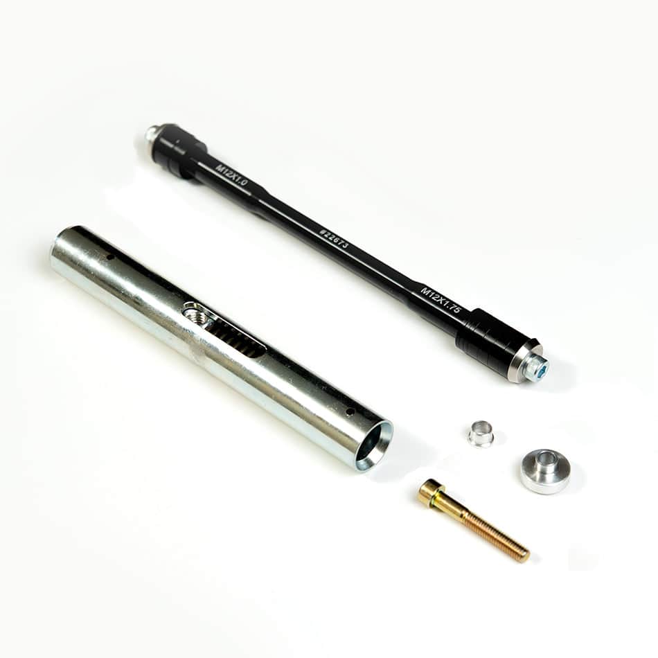 Saris - Indoor Bike Trainer Thru Axle Adapter for 12mm Rear Axles, Compatible with Smart & Turbo Trainers - Black