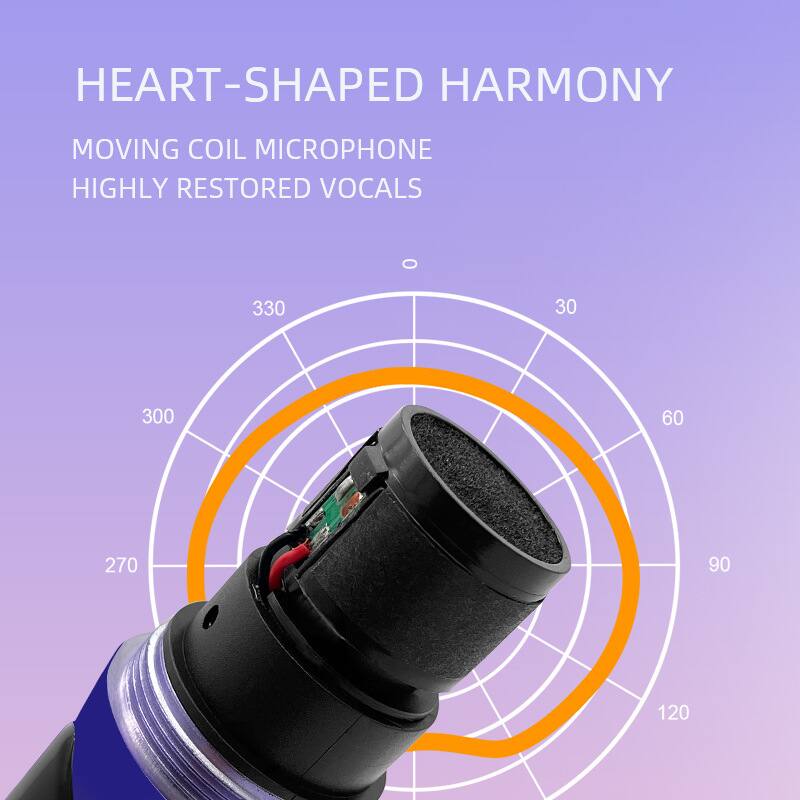 HEART-SHAPED HARMONY  
MOVING COIL MICROPHONE  
HIGHLY RESTORED VOCALS