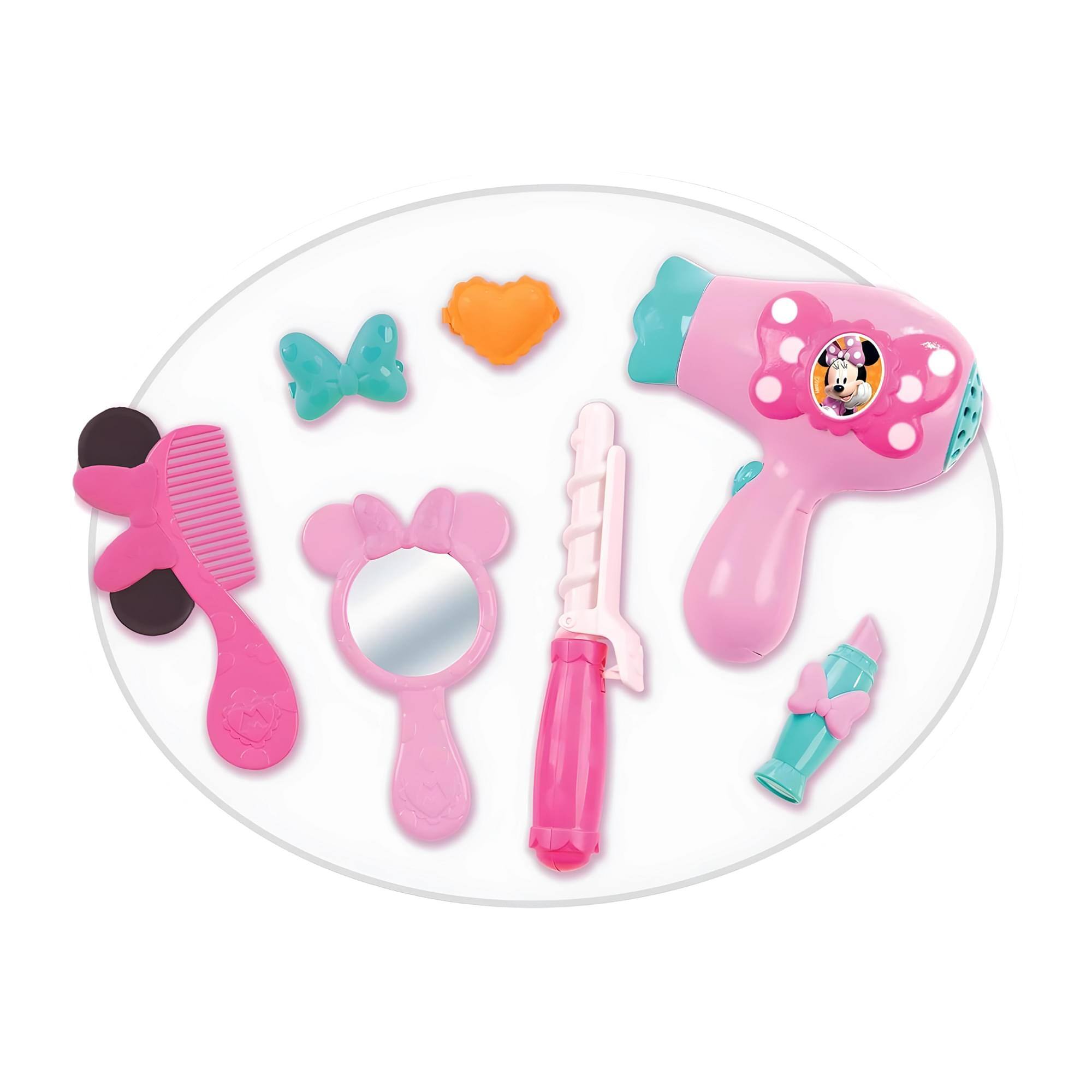 Front. Just Play - Disney Minnie Mouse Bowtique Bowriffic Hairstylin' Set - Pink.