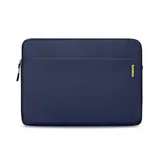 Front. tomtoc - Light-A18 Slim Laptop Sleeve Case for 14-inch MacBook Pro M5(A3426 A3427)/M4/M3/M2/M1 2026-2021, Dell XPS 14 Plus Laptop - Navy Blue.