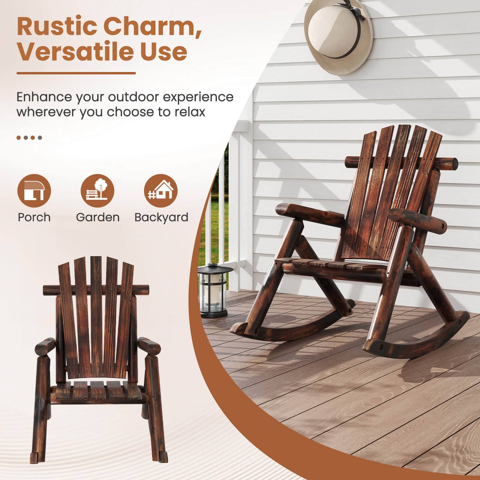 Rustic Charm, Versatile Use

Enhance your outdoor experience wherever you choose to relax

Porch
Garden
Backyard