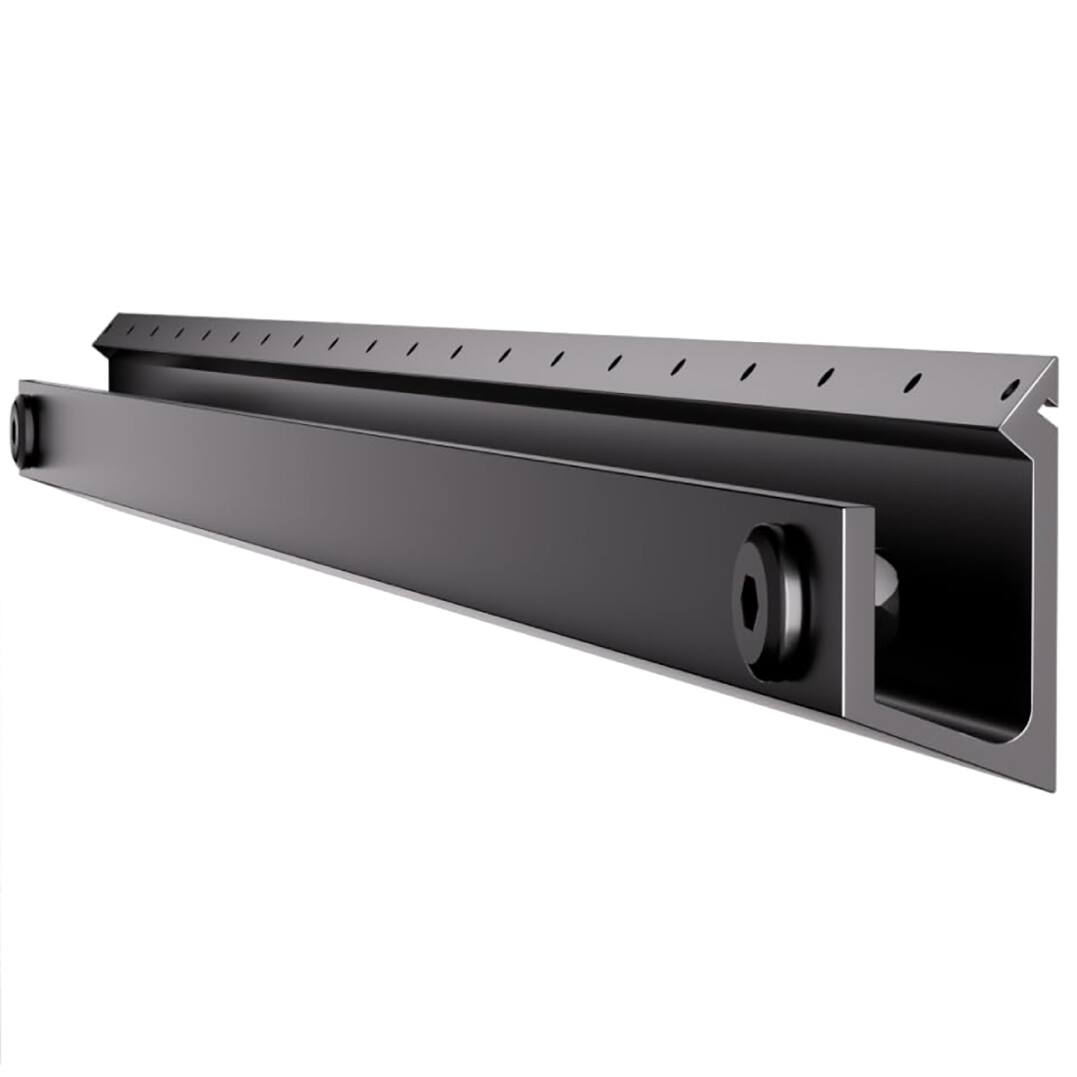 Front. Dazzed Corner - TV Wall Mount for 32-75" TVs, Low Profile TV Bracket Hanger, Max VESA 600x400mm, Hold up to 150 lbs - Black.