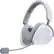 Front. ASUS - ROG Delta II Wireless Gaming Headset for PC/Mac, Xbox, PS5, PS4 and Switch - White.