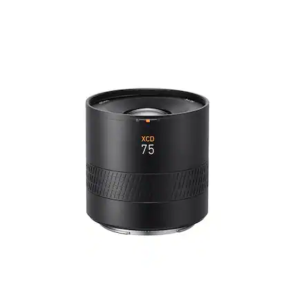 Front. Hasselblad - Hasselblad XCD 75mm f/3.4 P Lens.