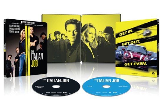 The Italian Job [SteelBook] [Includes Digital Copy] [4K Ultra HD  Blu-ray/Blu-ray] [2003] - Best Buy