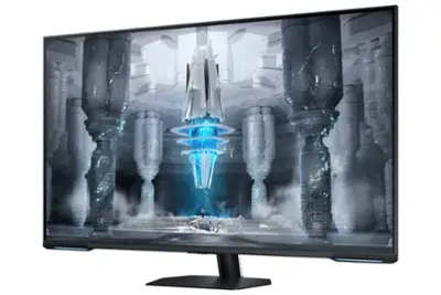 Samsung - Odyssey Neo G7 43" Mini 4K UHD 1ms AMD FreeSync Premium Pro Smart Gaming Monitor with HDR600 - Black
