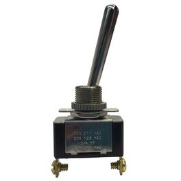 Gardner Bender - 10 amps Toggle Switch 1 pk - Black/Silver