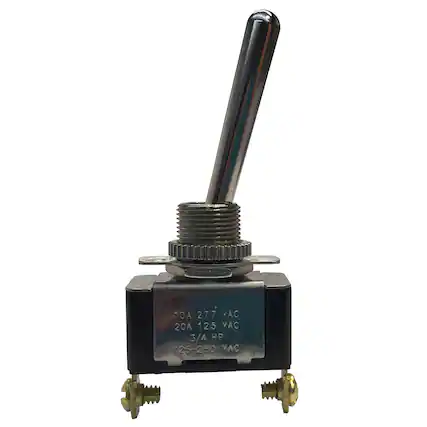 10A 277 VAC
20A 125 VAC
3/4 HP
125-250 VAC