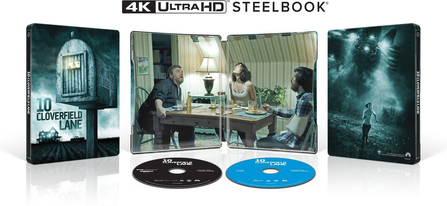Alt View 1. 10 Cloverfield Lane (Steelbook)   - 4K Blu-Ray.