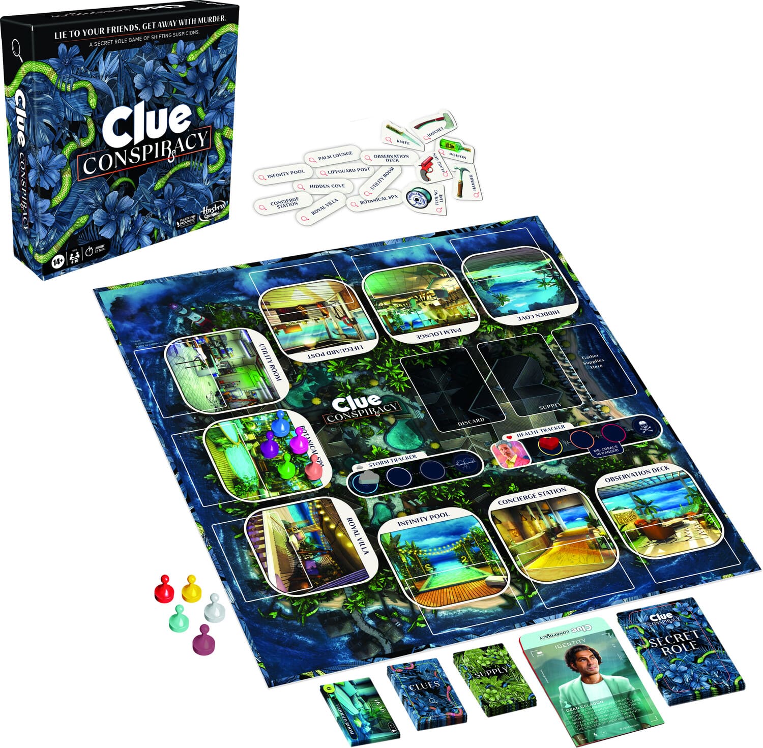 Hasbro - Gaming - Clue Conspiracy - GAMES (MISC) - Multicolor