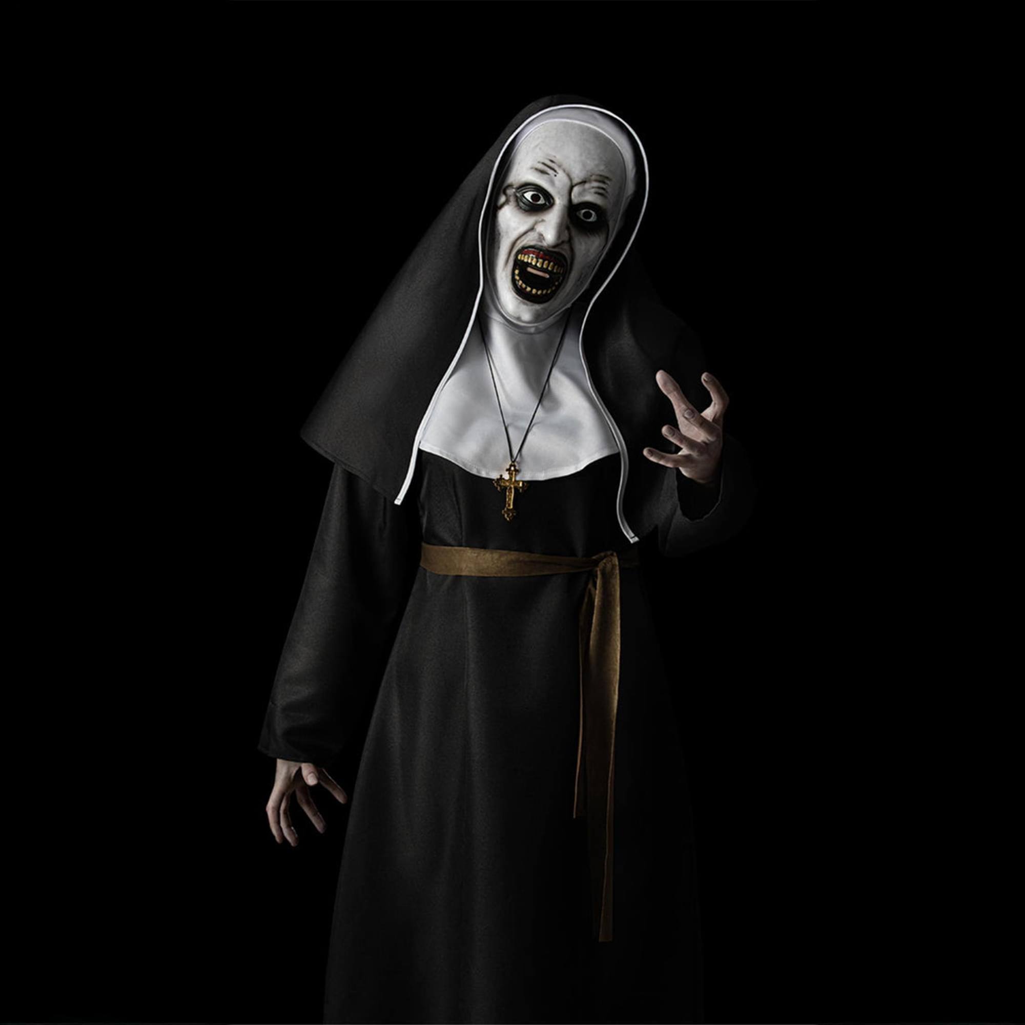 Alt View 3. Smiffys - The Nun Valek Adult Costume Medium - Multi-Colored.