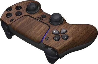 Custom Controllerzz Custom Wireless Controller for PS5 Wood