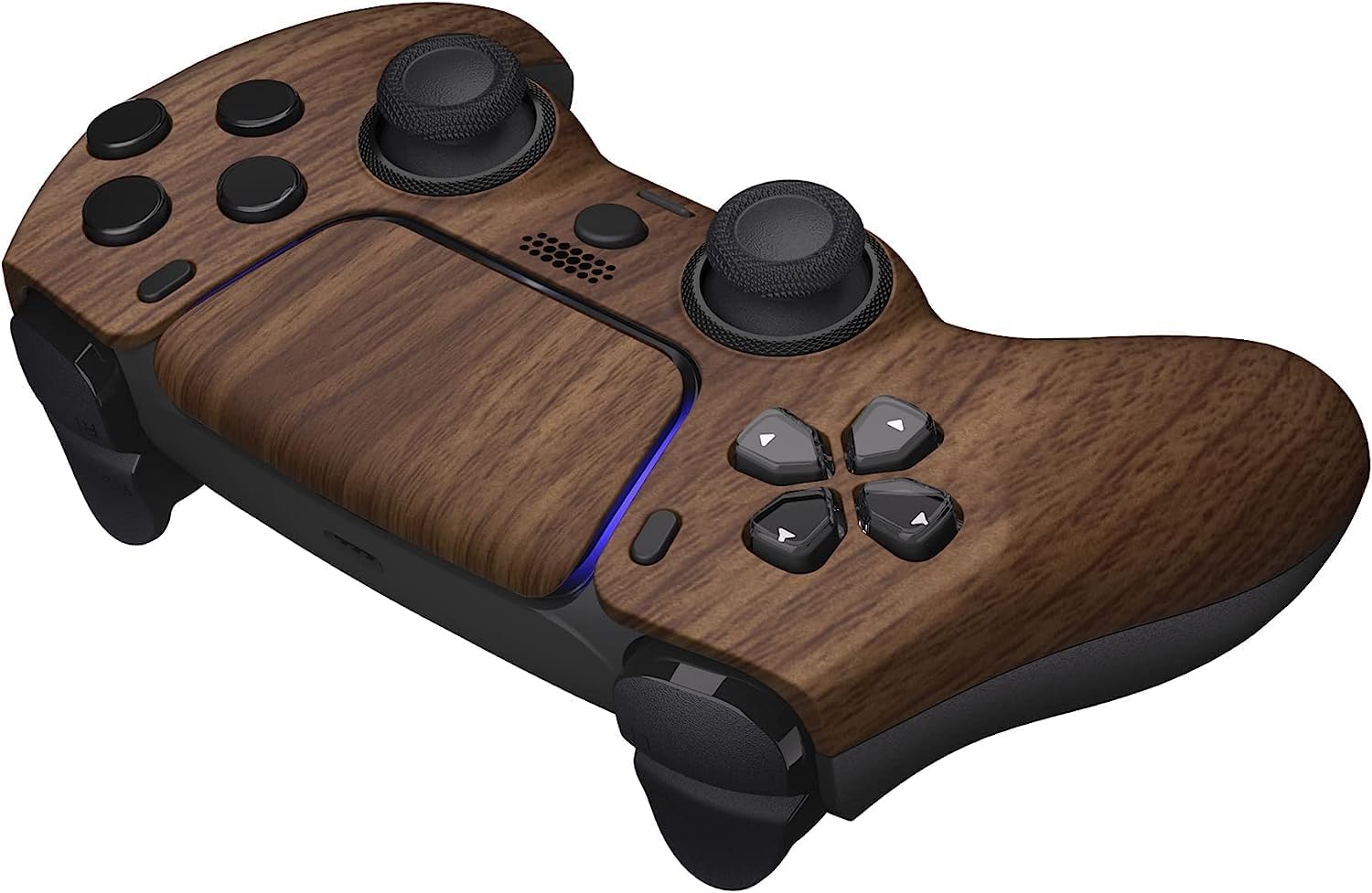 Back. Custom Controllerzz - Custom Wireless Controller for PS5 - Wood.