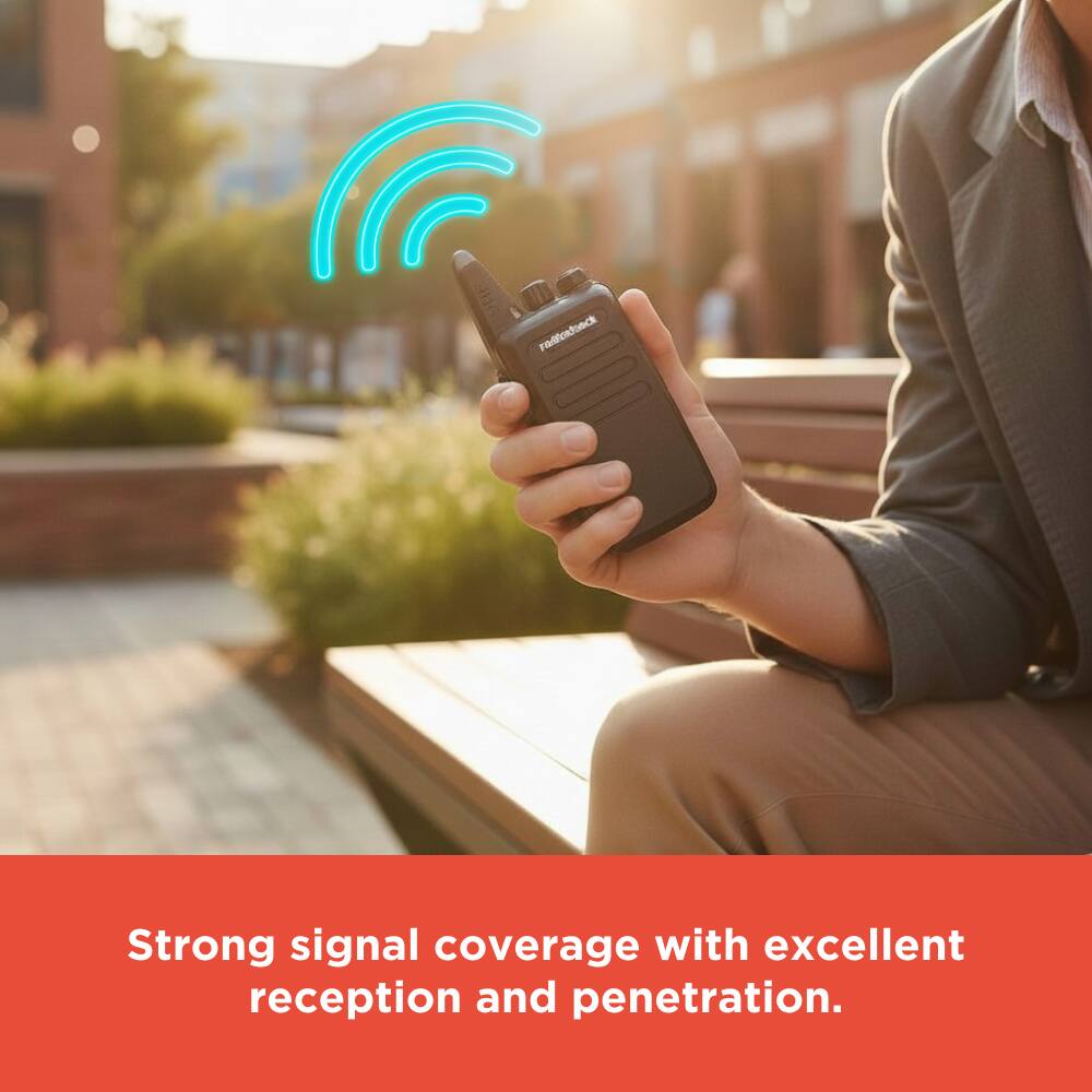 Strong signal coverage with excellent reception and penetration.