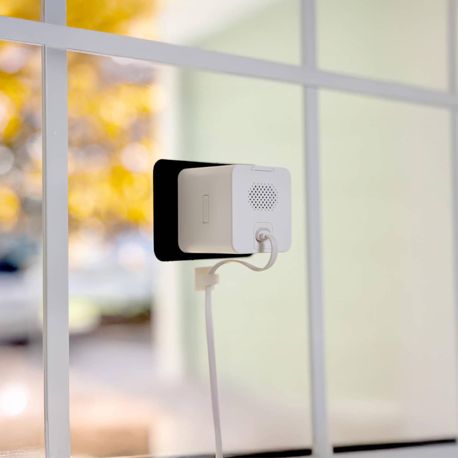 Alt View 4. Wyze - Wyze Window Cam Indoor Plug-in 1080p HD Security Camera with Anti-Glare Design & Upgraded Color Night Vision - White.