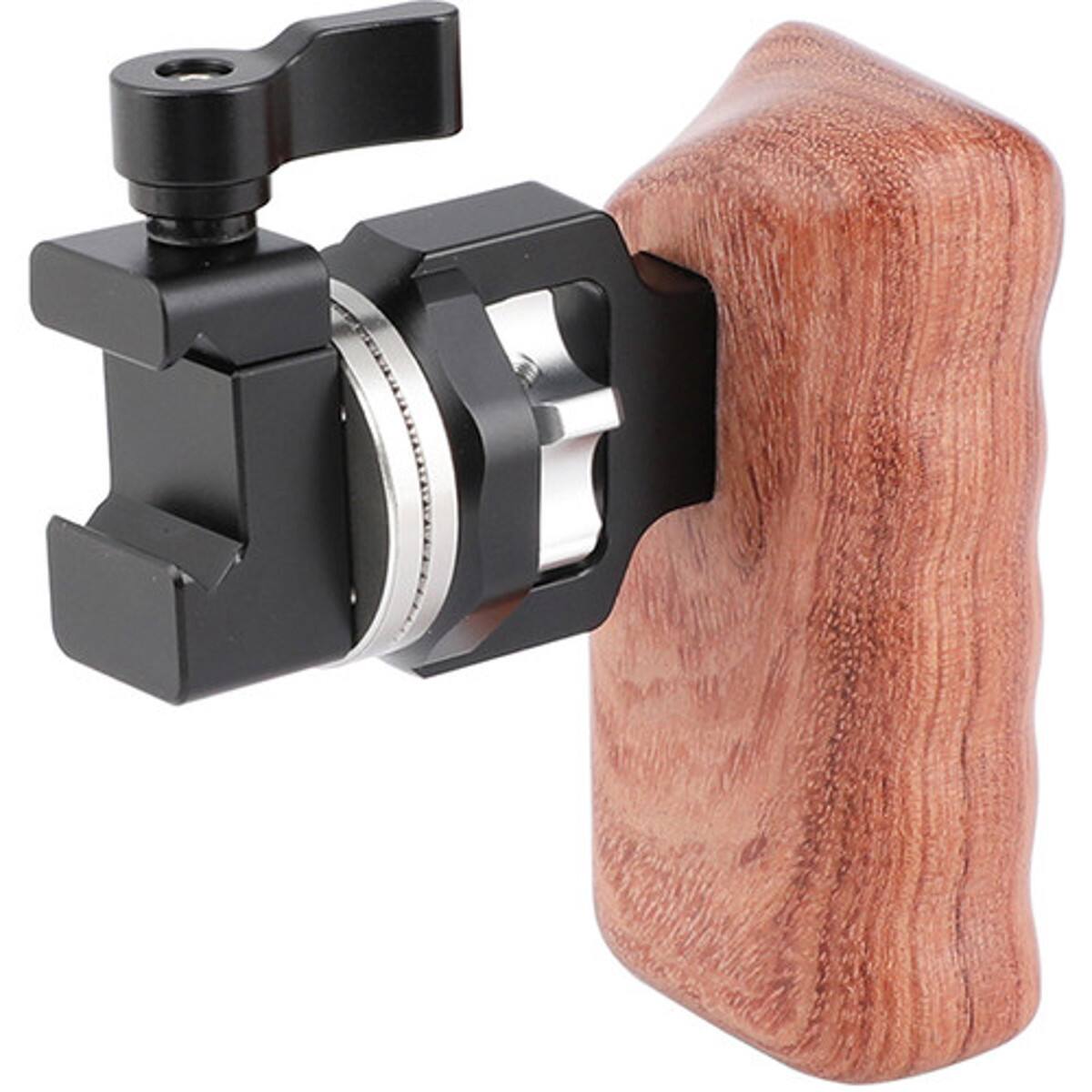Alt View 1. CAMVATE - CAMVATE Quick Release Wooden Hand Grip (Left Side).