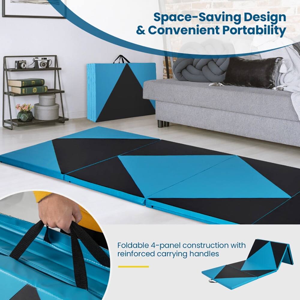 Space-Saving Design & Convenient Portability

Foldable 4-panel construction with reinforced carrying handles