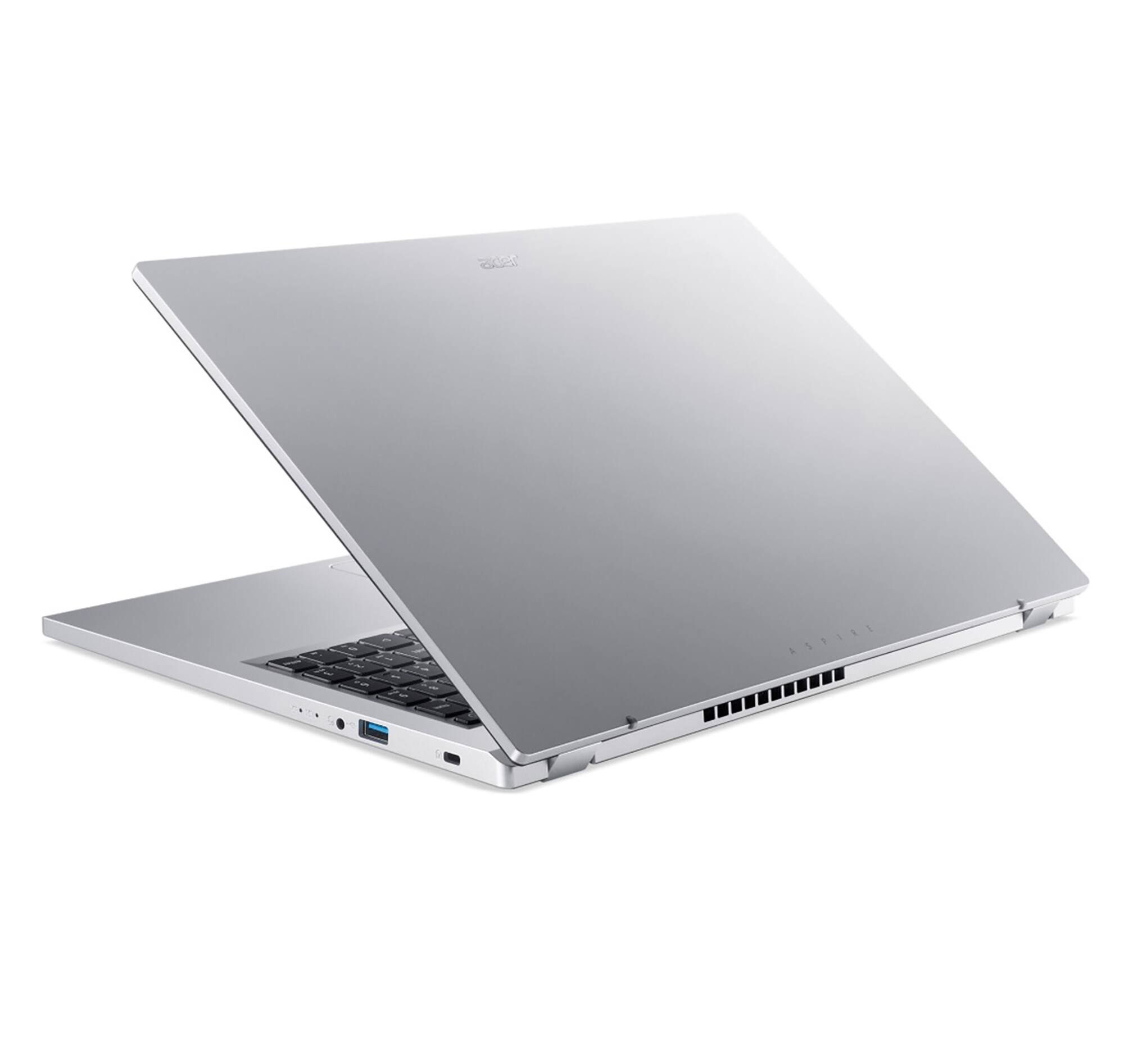 Alt View 3. Acer - Acer Aspire 3 - 15.6" Laptop AMD Ryzen 5 7520U 2.80GHz 16GB RAM 512GB SSD W11H - Refurbished - Pure Silver.