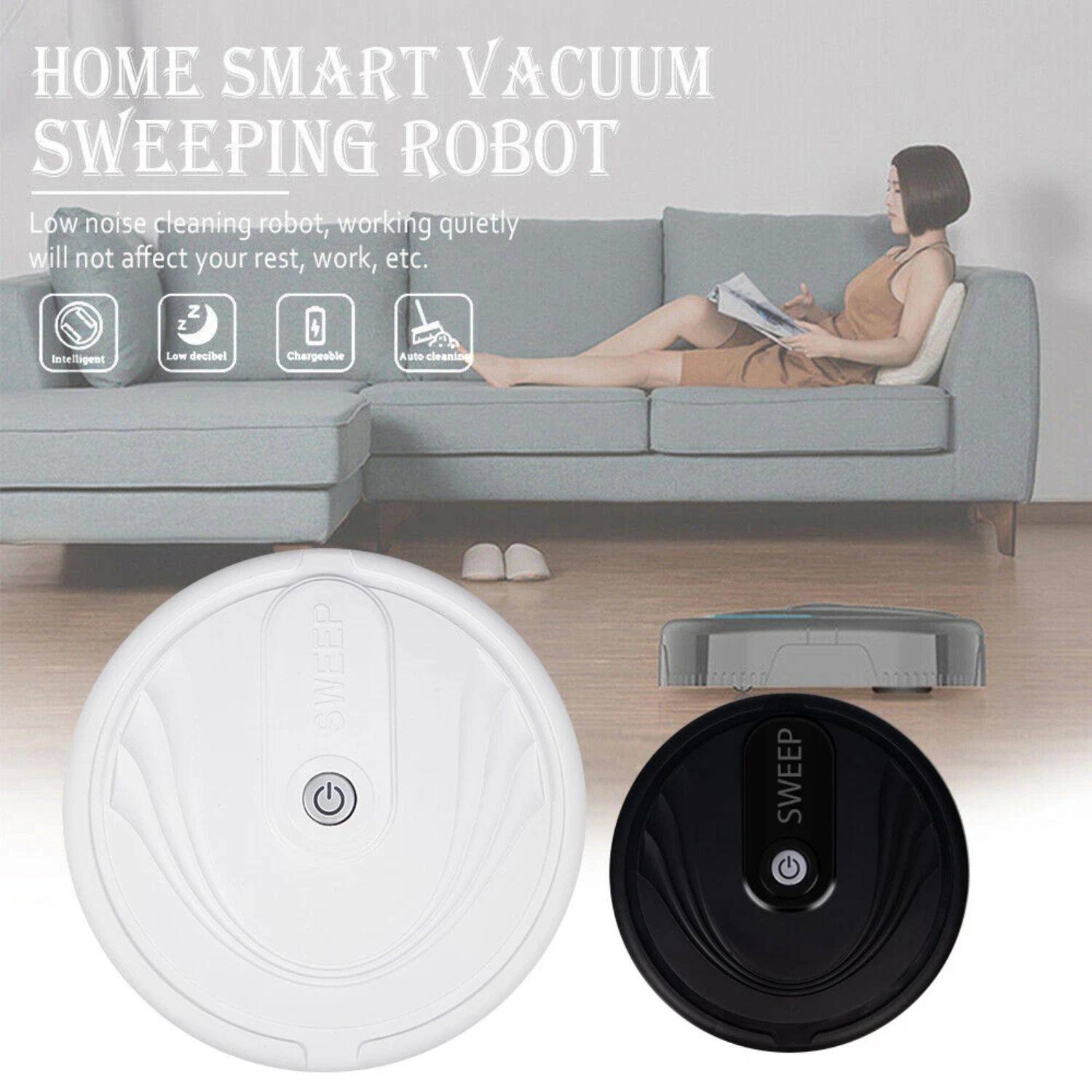 HOME SMART VACUUM SWEEPING ROBOT

Low noise cleaning robot, working quietly will not affect your rest, work, etc.

- Intelligent
- Low decibel
- Chargeable
- Auto cleaning

SWEEP