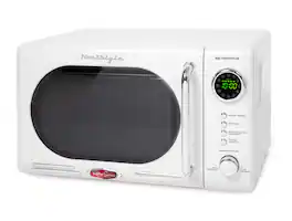 Nostalgia - Retro 0.7 cu. ft. 700-Watt Countertop Microwave Oven - White