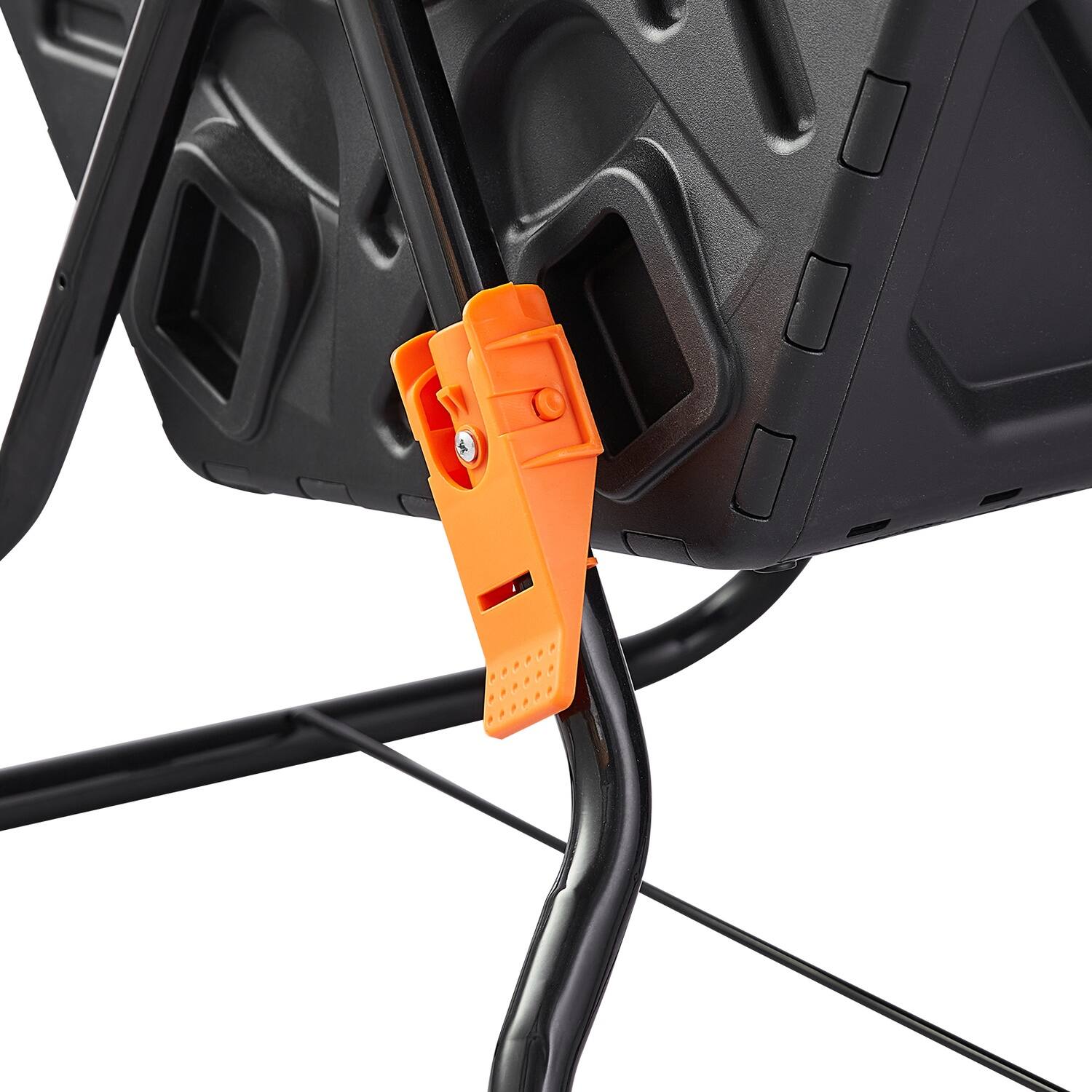 Alt View 5. Boyel Living - Compost Bin 37 Gallon Dual Chamber Outdoor Composting Tumbler.