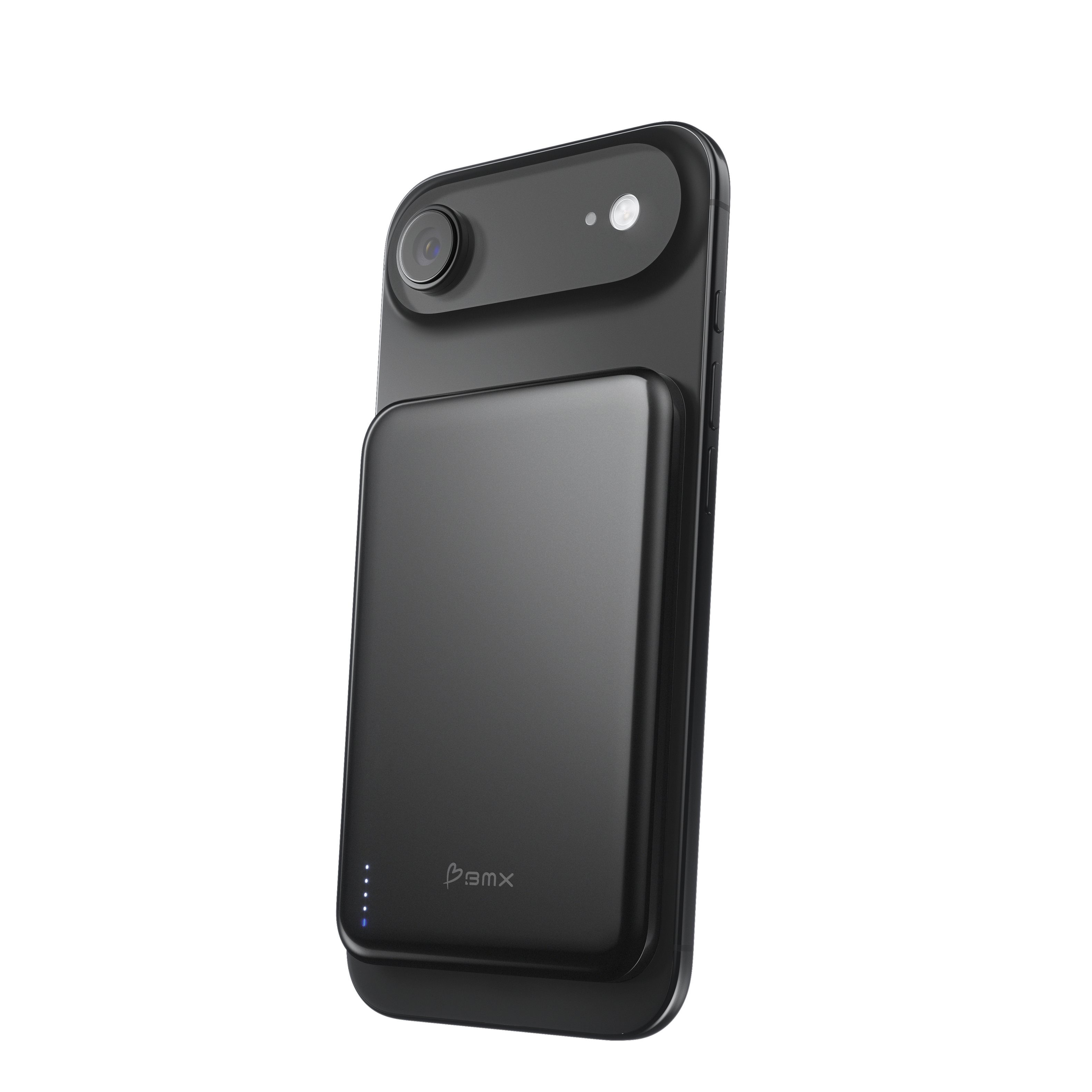 Alt View 1. BMX - SolidSafe AIR 5K Magnetic Solid-State Power Bank - Black.