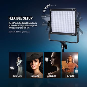 Neewer Bi Color LED Studio Light Kit 660 LED Panel with Tripod Neewer Bi Color LED Studio Light Kit 660 LED Panel with Tripod