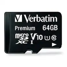 Verbatim Premium 64GB Micro SD V10 U1 XC I