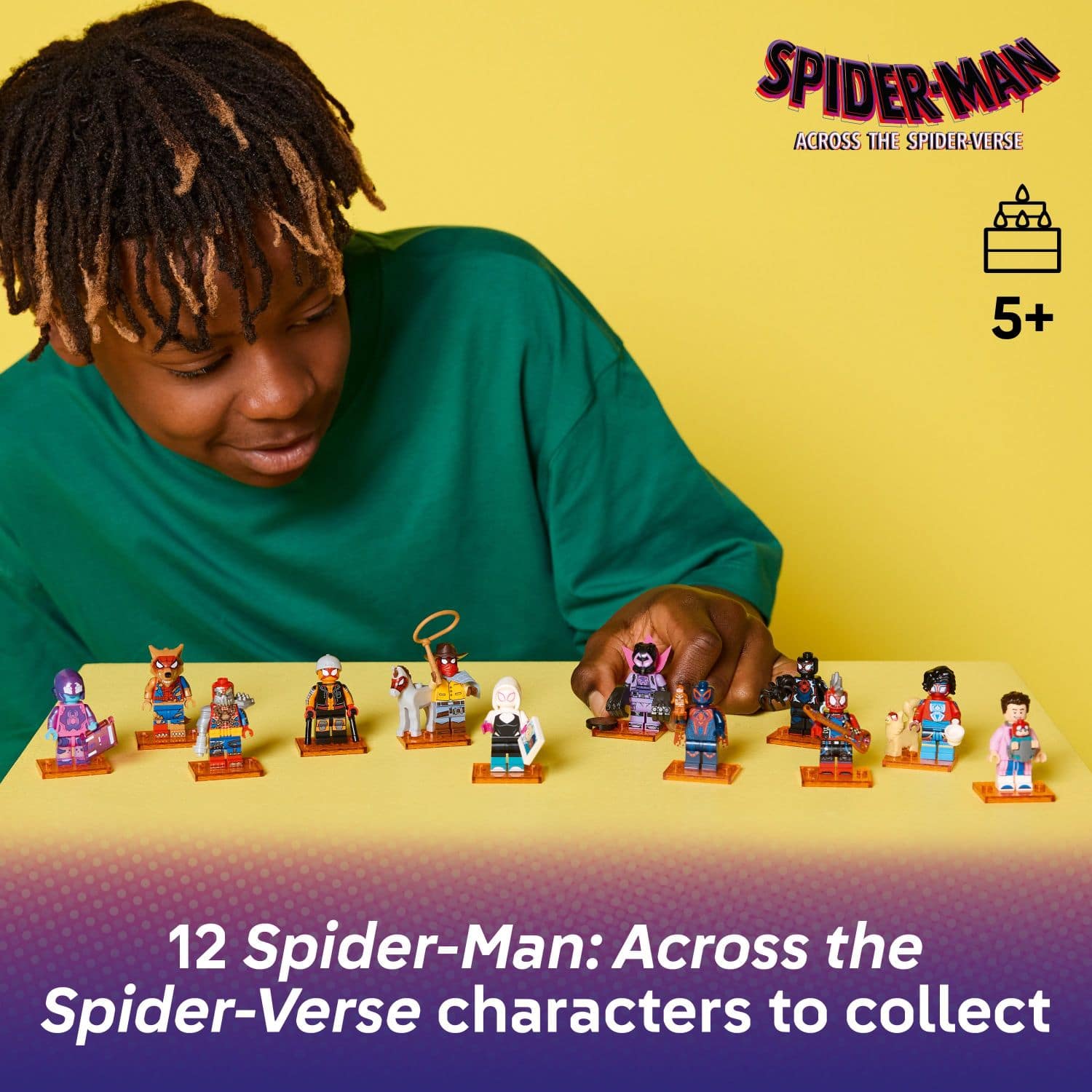 SPIDER-MAN
ACROSS THE SPIDER-VERSE
5+
12 Spider-Man: Across the Spider-Verse characters to collect
