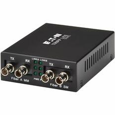 E-T-N TRIPP LITE SERIES
TX RX
Fiber A MM
PWR P
Fiber B SM
LINKA LINKB