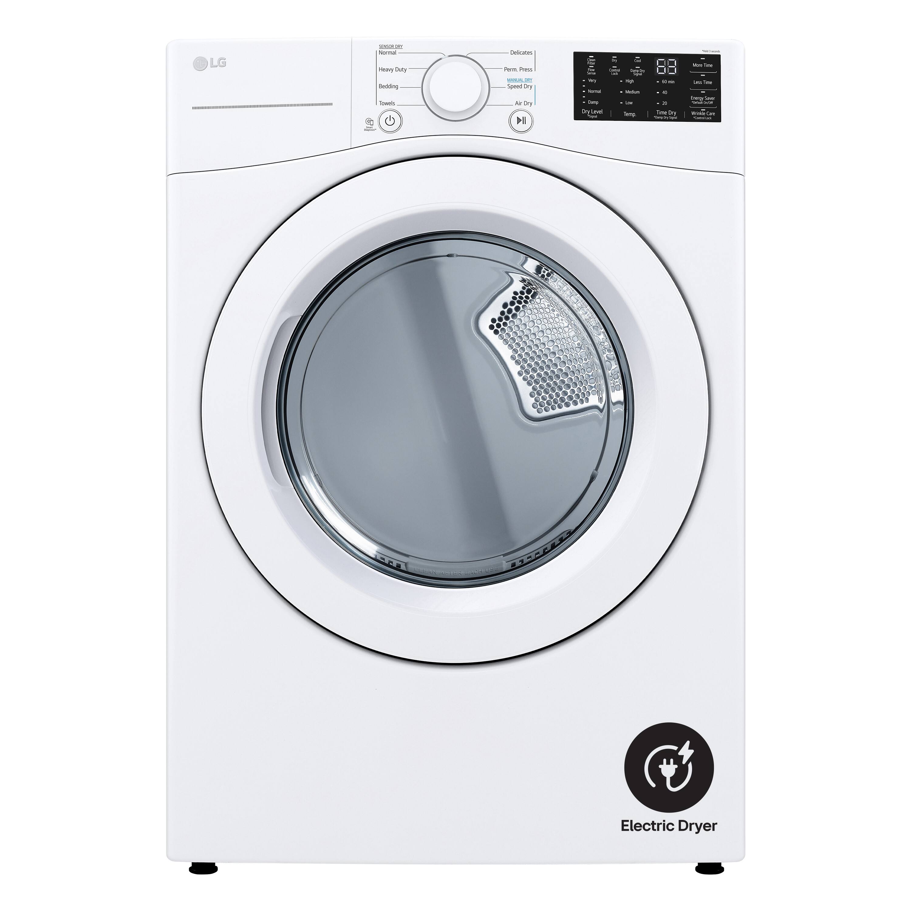 LG - TAO DM Setting - s has - Dy A ay H - a Pges . - lemp - & AES Electric Dryer