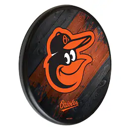 Holland Bar Stool Co. - Baltimore Orioles 13" Team Wood Sign - Black