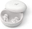 Front. Soundcore - by Anker Sleep A30 Smart ANC Sleep Earbuds with Breescape Cooling Eye Mask - White Set - Moonlit White.