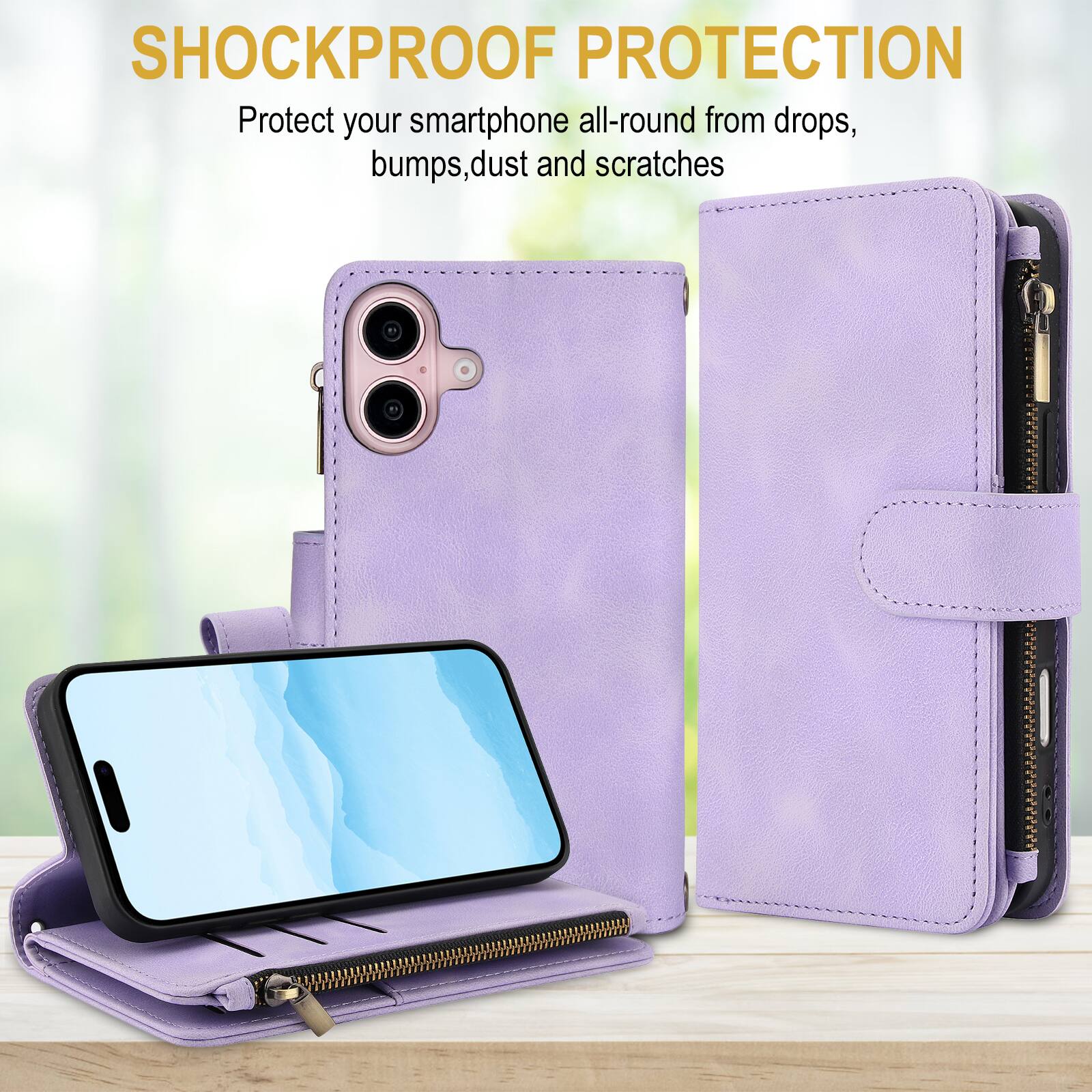 SHOCKPROOF PROTECTION  
Protect your smartphone all-round from drops, bumps, dust and scratches