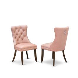 East West Furniture - Parson Dining Room Chairs - Gray