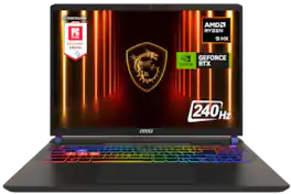 MSI - Vector A16 HX AI 16" 240Hz QHD+ Gaming Laptop - AMD R9-8940HX - GeForce RTX 5080 - 32GB Memory - 1TBSSD - Cosmo Gray