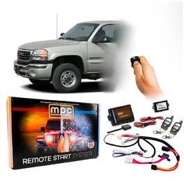 MPC - Remote Start Keyless Entry Kit For 2003-2006 GMC Sierra 2500 HD - Semi-Plug-n-Play - Black
