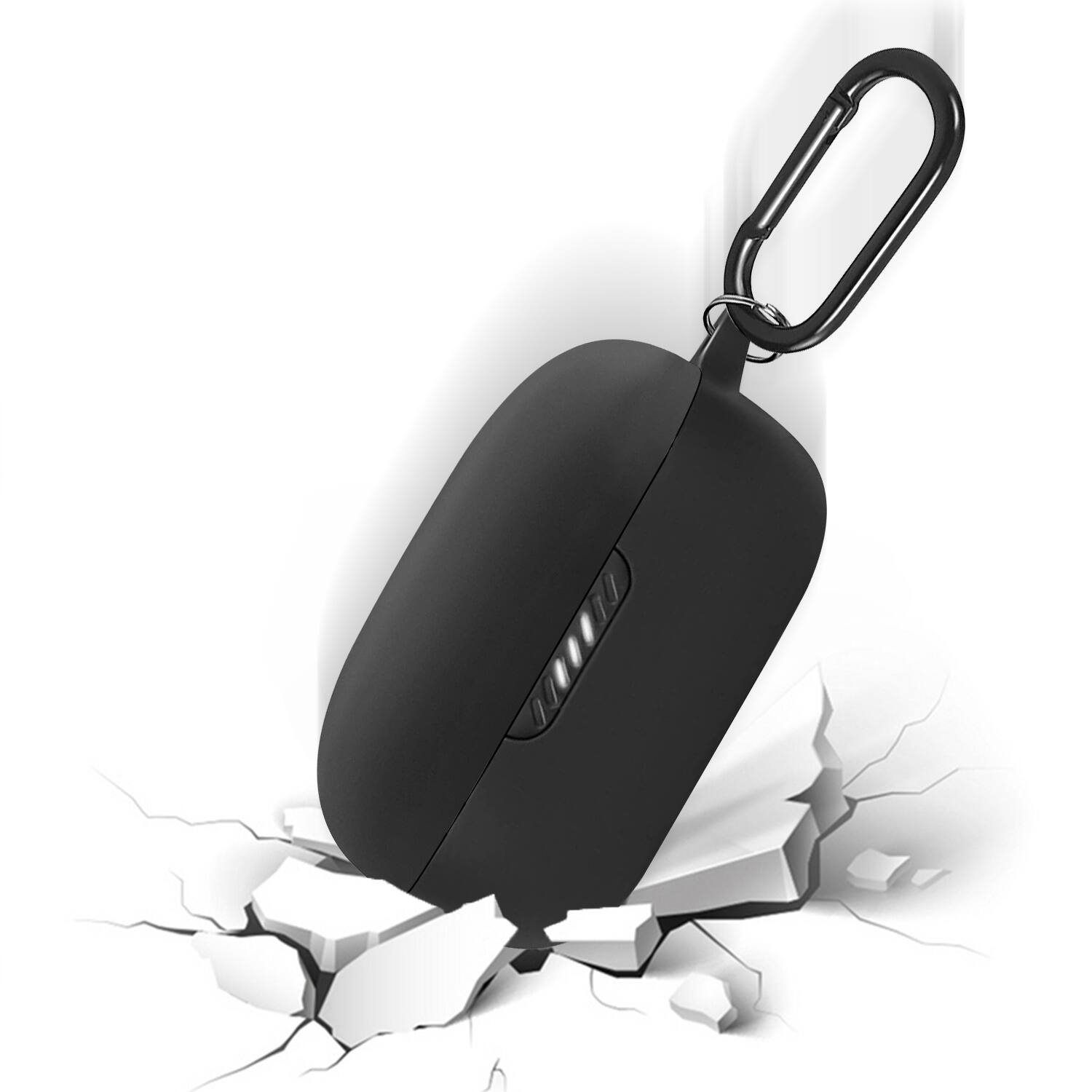 Alt View 13. SaharaCase - Anti-Slip Silicone Case for JBL Live Free 2 Headphones - Black.