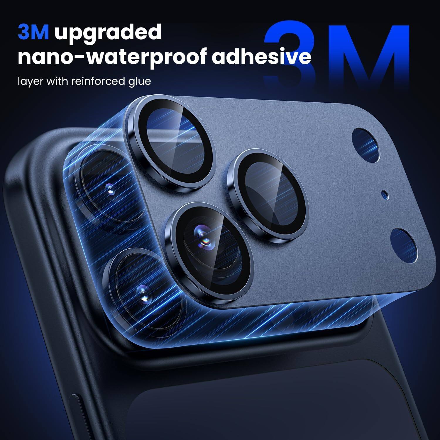 3M upgraded nano-waterproof adhesive  
layer with reinforced glue